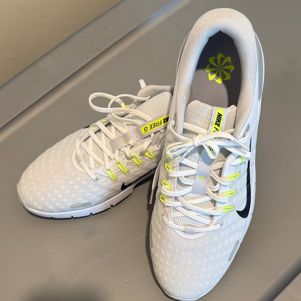 Nike White Free G Golf Shoes